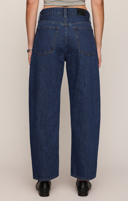 The Off Duty Mid-Rise Bowed Ankle Denim