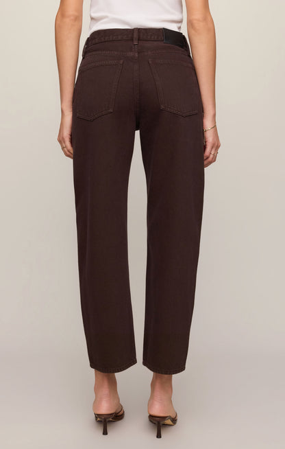 The Off Duty Mid-Rise Bowed Ankle Denim
