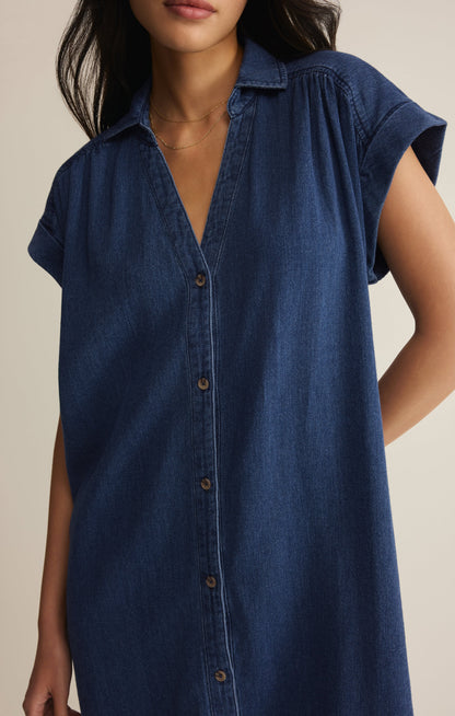 Shellbound Twill Dress