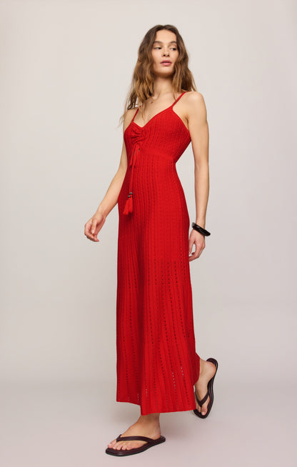 Sunda Crochet Maxi Dress