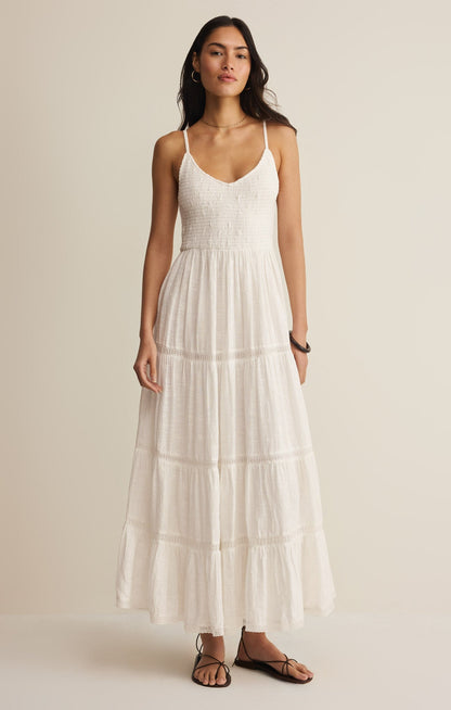 Behati Eyelet Midi Dress