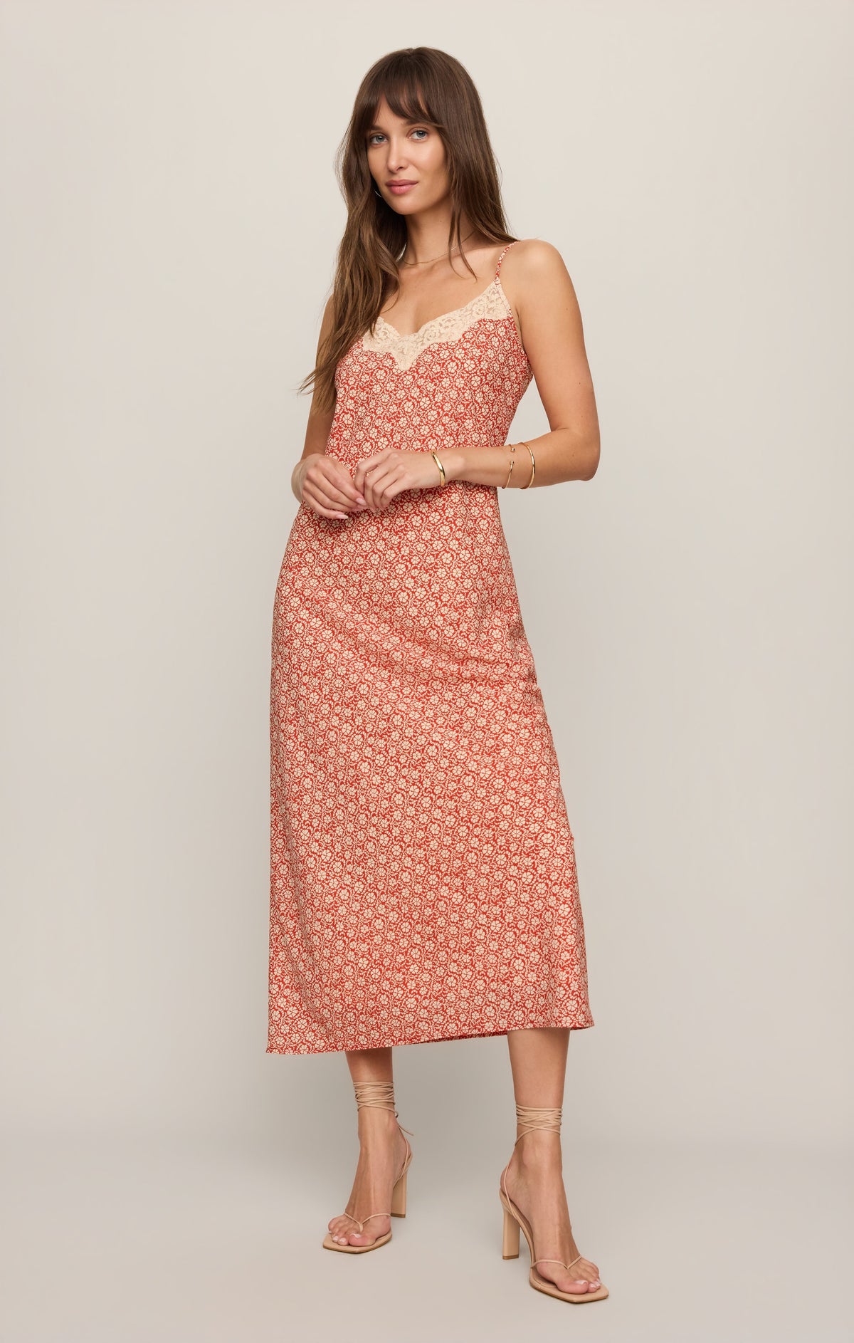 Emela Iris Floral Midi Dress