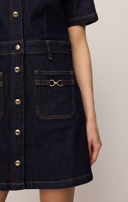 Crush Denim Mini Dress