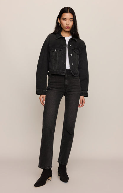 Daily Cropped Denim Jacket