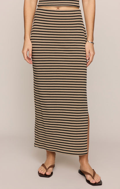 Ainslie Stripe Midi Skirt