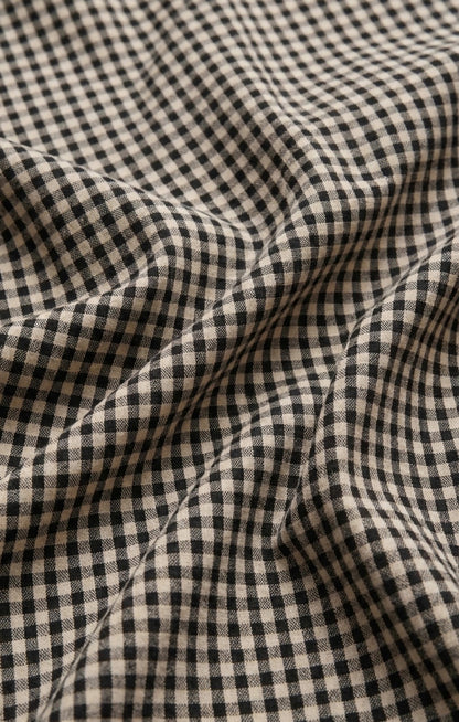 Brooke Gingham Linen Maxi Skirt