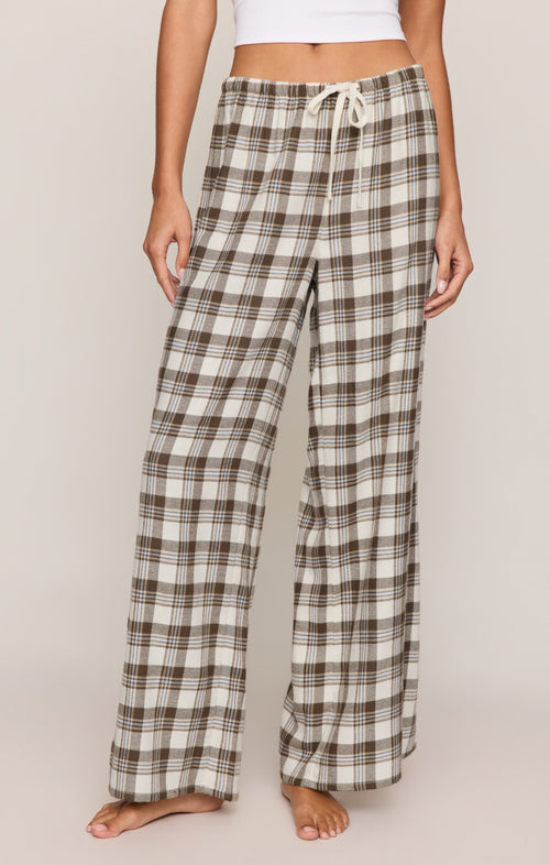 Better Off Plaid Flannel Pant