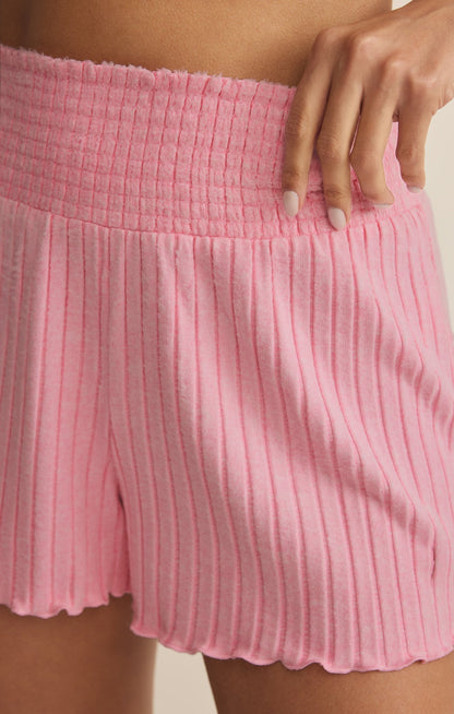 Dawn Smocked Silky Rib Short
