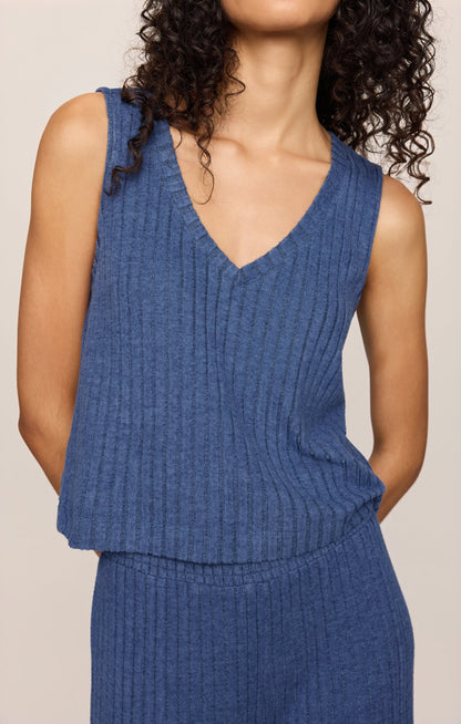 Sloane V-Neck Rib Tank