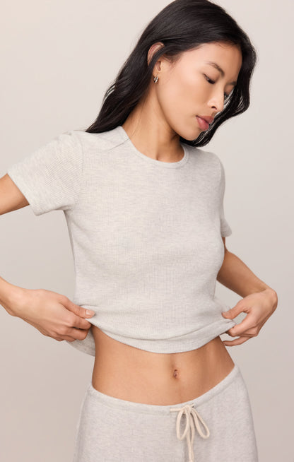 Waffle Brushed Thermal Tee