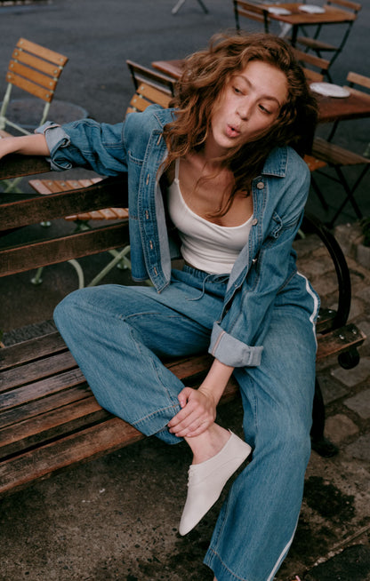 The Sidelines Denim Track Pant