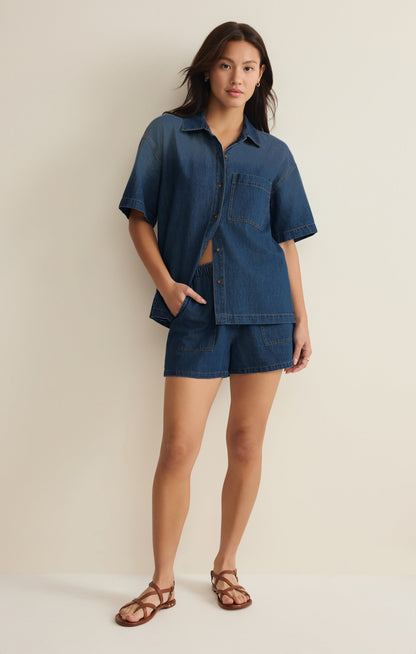 Everyday Denim Button Up