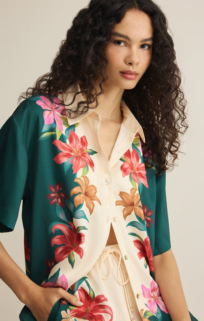 Lani Floral Button Up