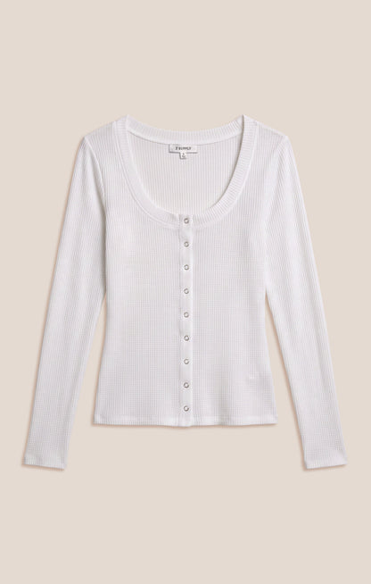 Albany Waffle Snap Front Top