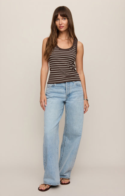Rowe Striped Scoop Tank