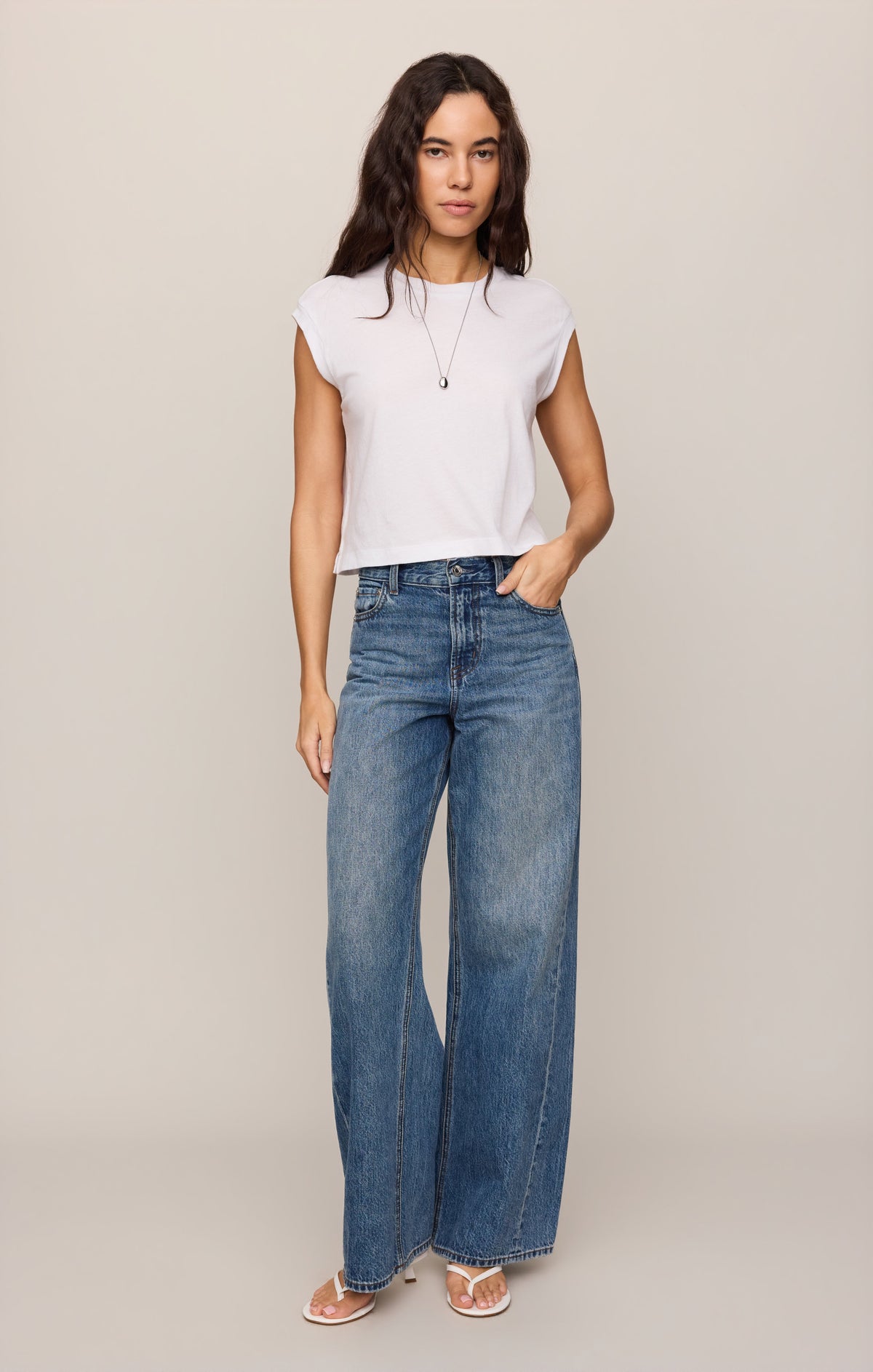 Flex Cropped Muscle Tee