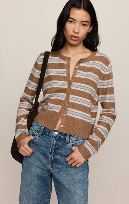 Medina Cozy Stripe Cardigan