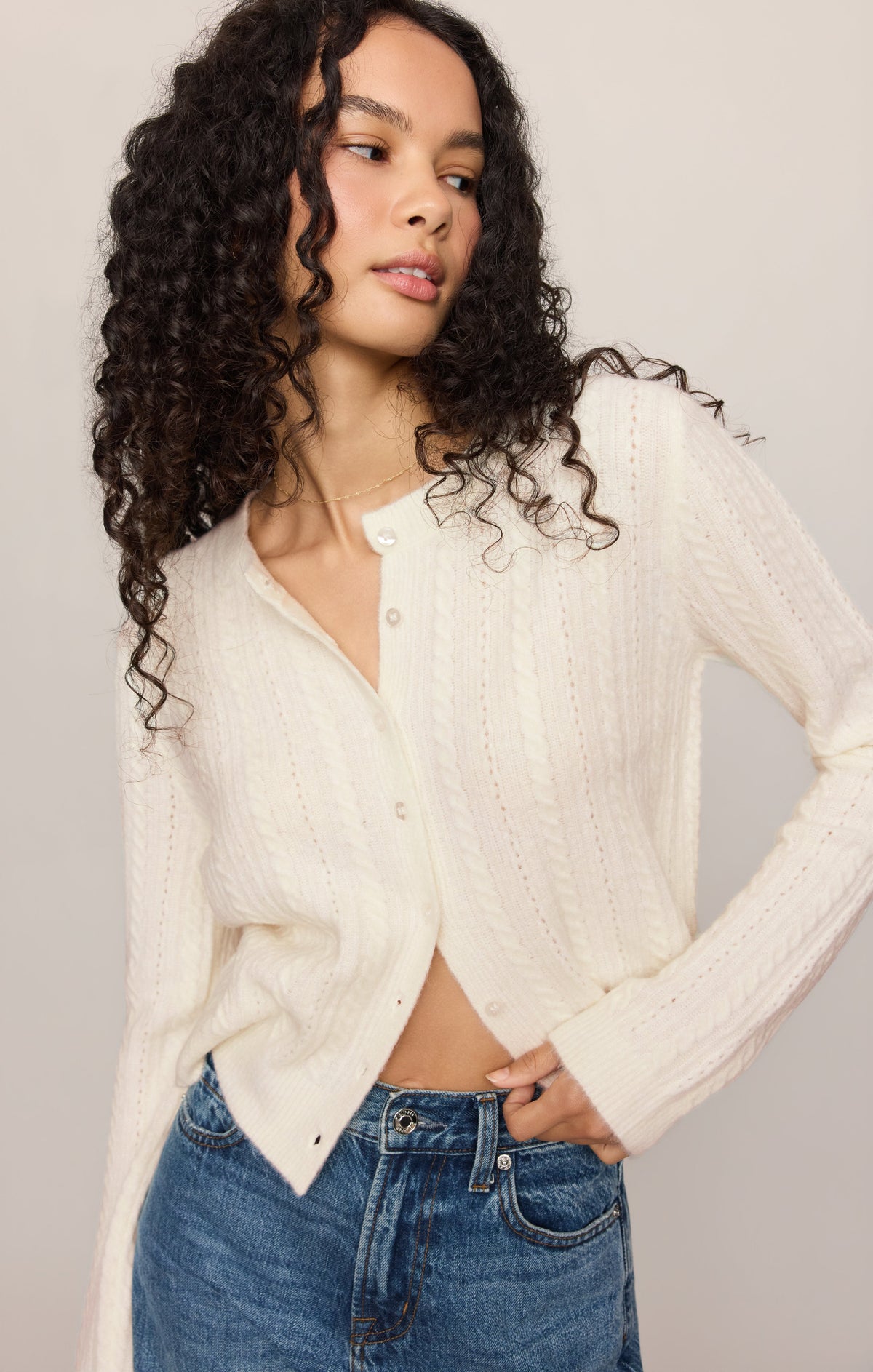 Medina Cable Cardigan